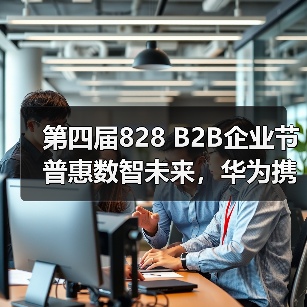 第四届828 B2B企业节普惠数智未来，华为携手上万家伙伴推动AI创新浪潮（图4）