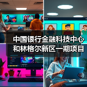 中国银行金融科技中心和林格尔新区一期项目主体结构全面封顶（图4）