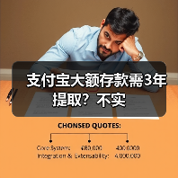 支付宝大额存款需3年提取？不实（图3）