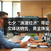 七夕“浪漫经济”带动实体店销售，黄金珠宝、服饰美妆等抖音团购销售额增长超2倍（图4）