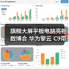旗舰大屏平板电脑亮相数博会 华为擎云 C9带来专业生产力新体验（图1）