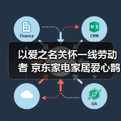 以爱之名关怀一线劳动者 京东家电家居爱心鹊桥站台落地北京亦庄（图2）