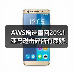 AWS增速重回20%！亚马逊击碎所有质疑，盘后市值（图1）