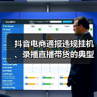 抖音电商通报违规挂机、录播直播带货的典型案例，封禁或限制1.6万达人直播权限（图4）