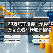 20万汽车推荐：预算20万怎么选？长城最值得买的车型都在这（图1）