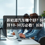 新能源汽车哪个好？预算10-30万必看！长城新能源车型选购完全指南（图3）
