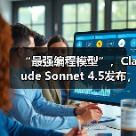 “最强编程模型”，Claude Sonnet 4.5发布，能（图1）