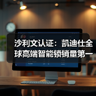 沙利文认证:凯迪仕全球高端智能锁销量第一,36国热销超1000万台引领行业发展(图1) 沙利文认证:凯迪仕全球高端智能锁销量第一,36国热销超1000万台引领行业发展(图1)