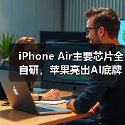 iPhone Air主要芯片全自研，苹果亮出AI底牌：不（图1）