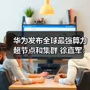 华为发布全球最强算力超节点和集群 徐直军：全（图3）