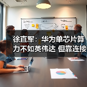 徐直军：华为单芯片算力不如英伟达 但靠连接技（图3）