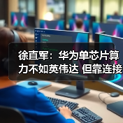 徐直军：华为单芯片算力不如英伟达 但靠连接技（图4）
