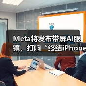 Meta将发布带屏AI眼镜，打响“终结iPhone”第一（图1）