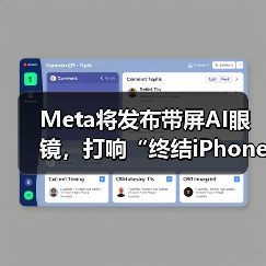 Meta将发布带屏AI眼镜，打响“终结iPhone”第一（图2）