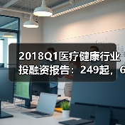 2018Q1医疗健康行业投融资报告：249起，65亿美元，生物技术领域吸金最多（图3）