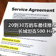 20到30万的车最佳推荐——长城坦克500 Hi4-T：硬派豪华也能省油（图4）